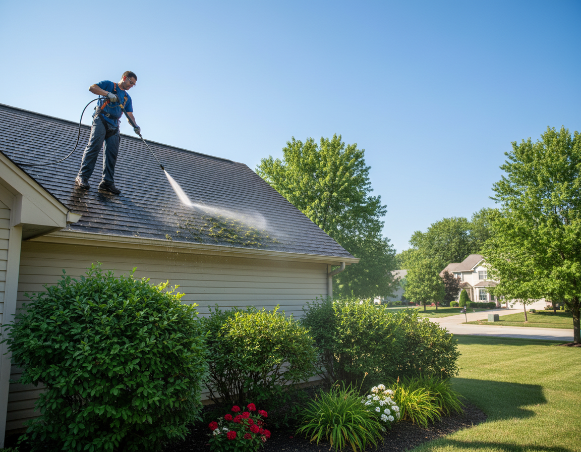 Westerville Roof Washing And Algae Removal