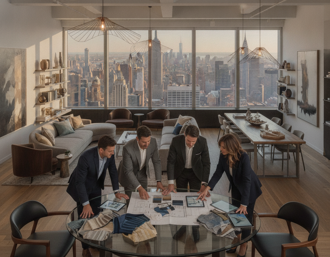 Manhattan Based Konstructive Design for Luxury Interior Design